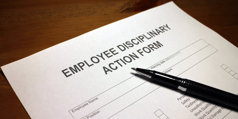 Disciplinary procedure